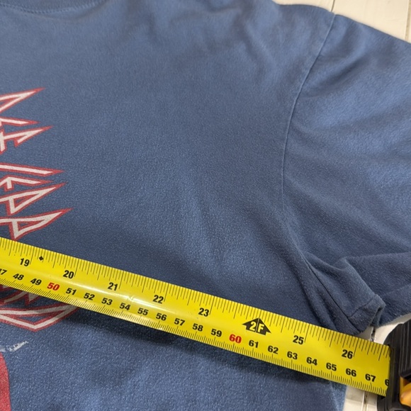 Def Leppard graphic concert T tour 2017 United States/Canada blue 2XL - Picture 8 of 9